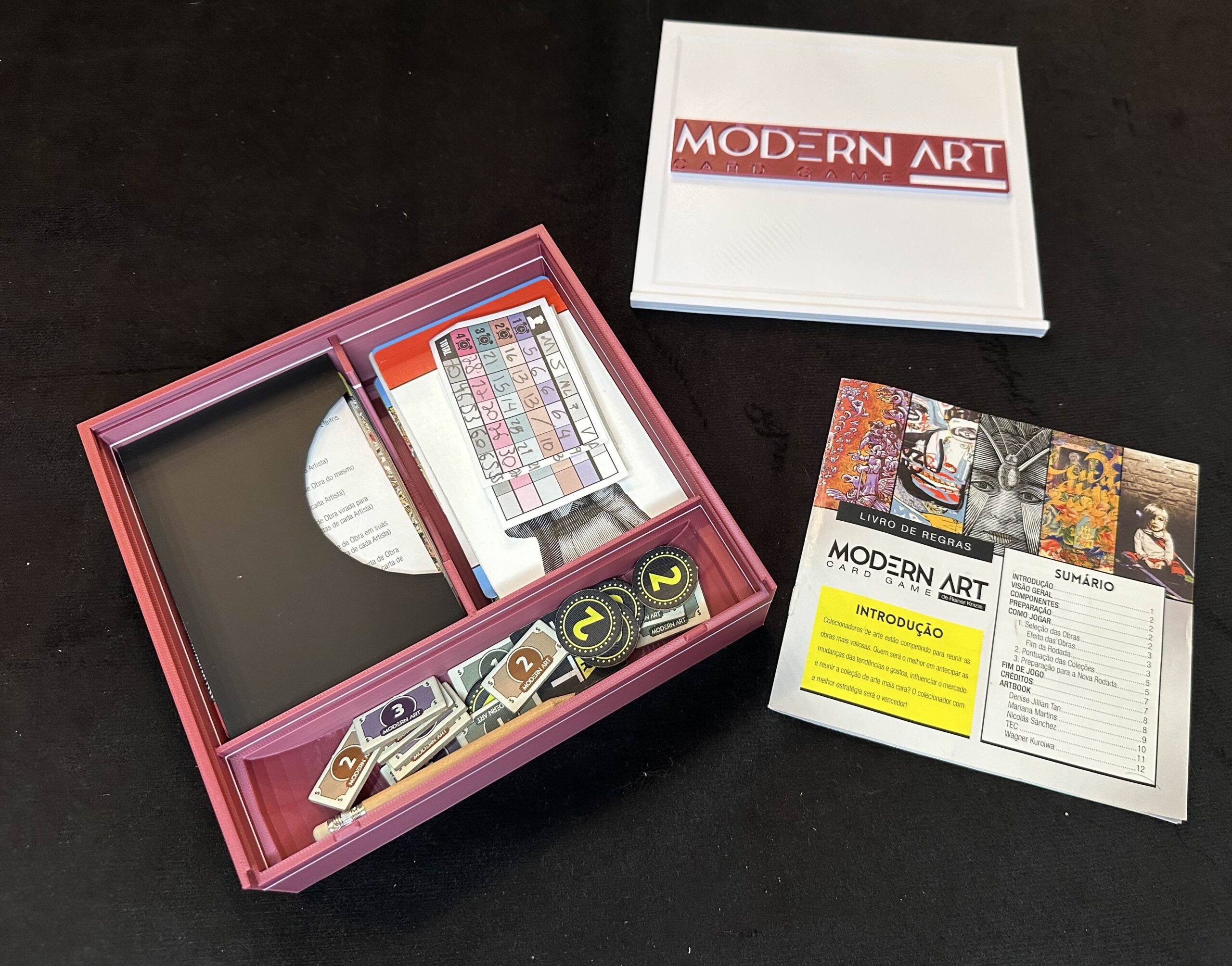 Caixa – Modern Art Card Game - Galeria