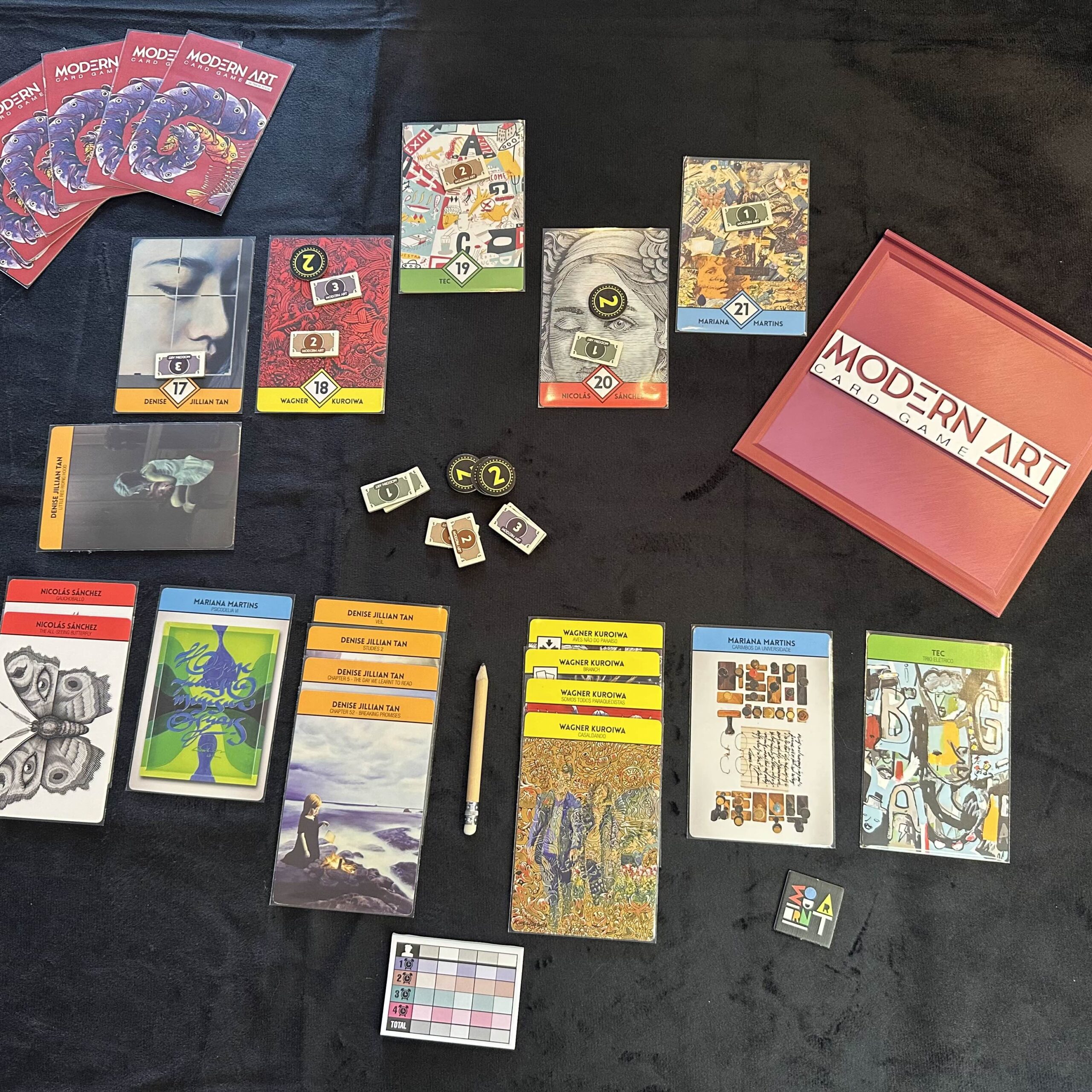 Caixa – Modern Art Card Game - Galeria