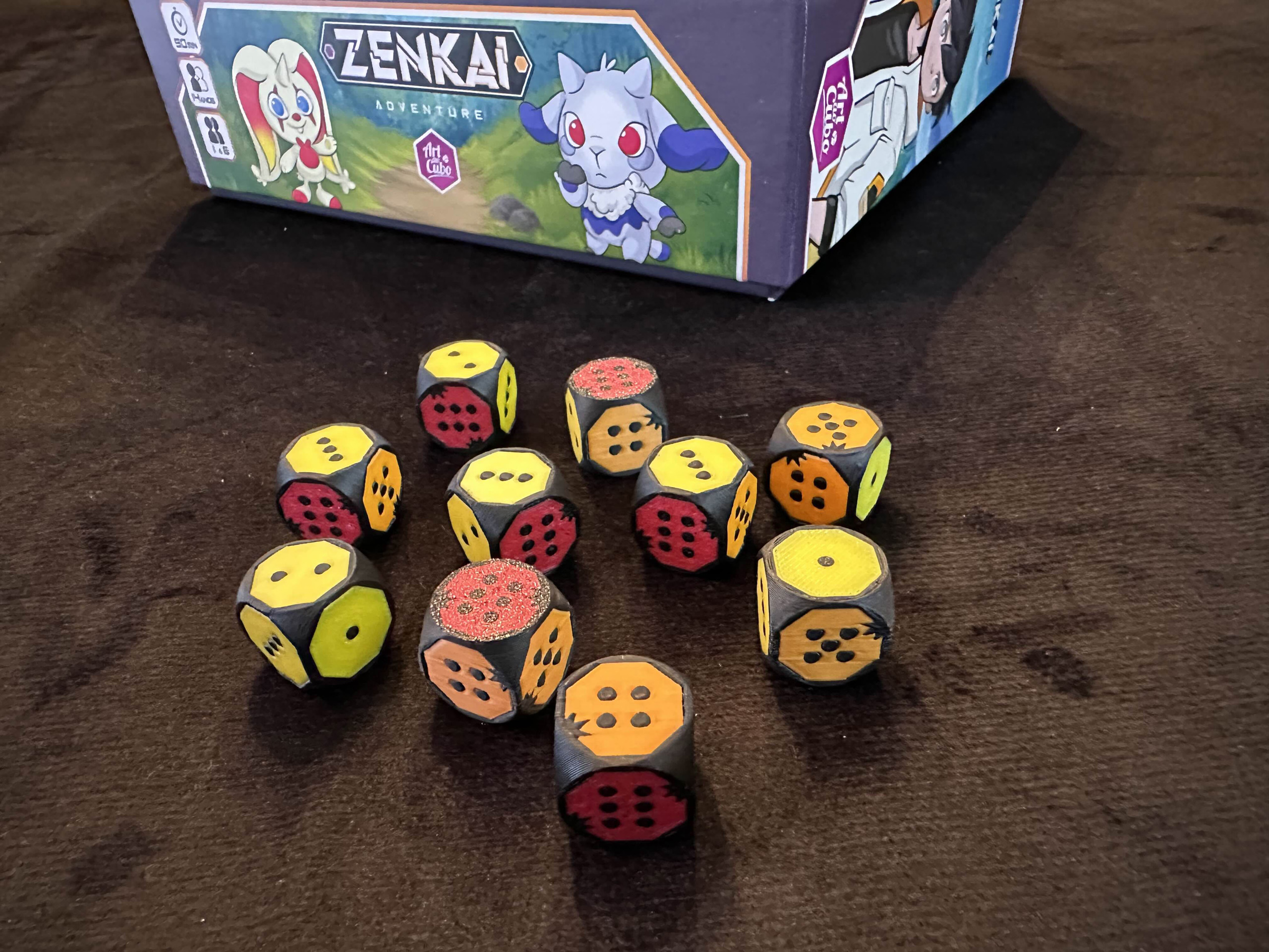 Kit Dados 3D – Zenkai Adventure
